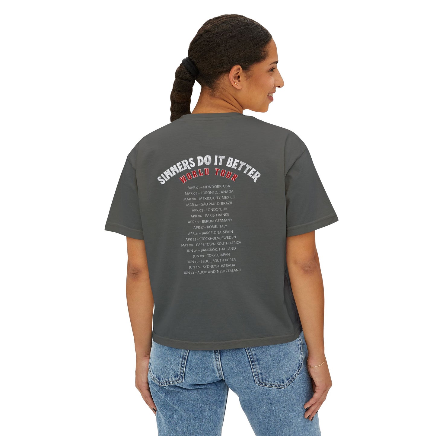 Sinners Do It Better Tour Boxy Tee