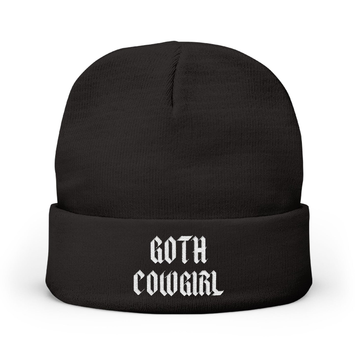 Goth Cowgirl Beanie (Embroidery)