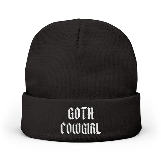 Goth Cowgirl Beanie (Embroidery)