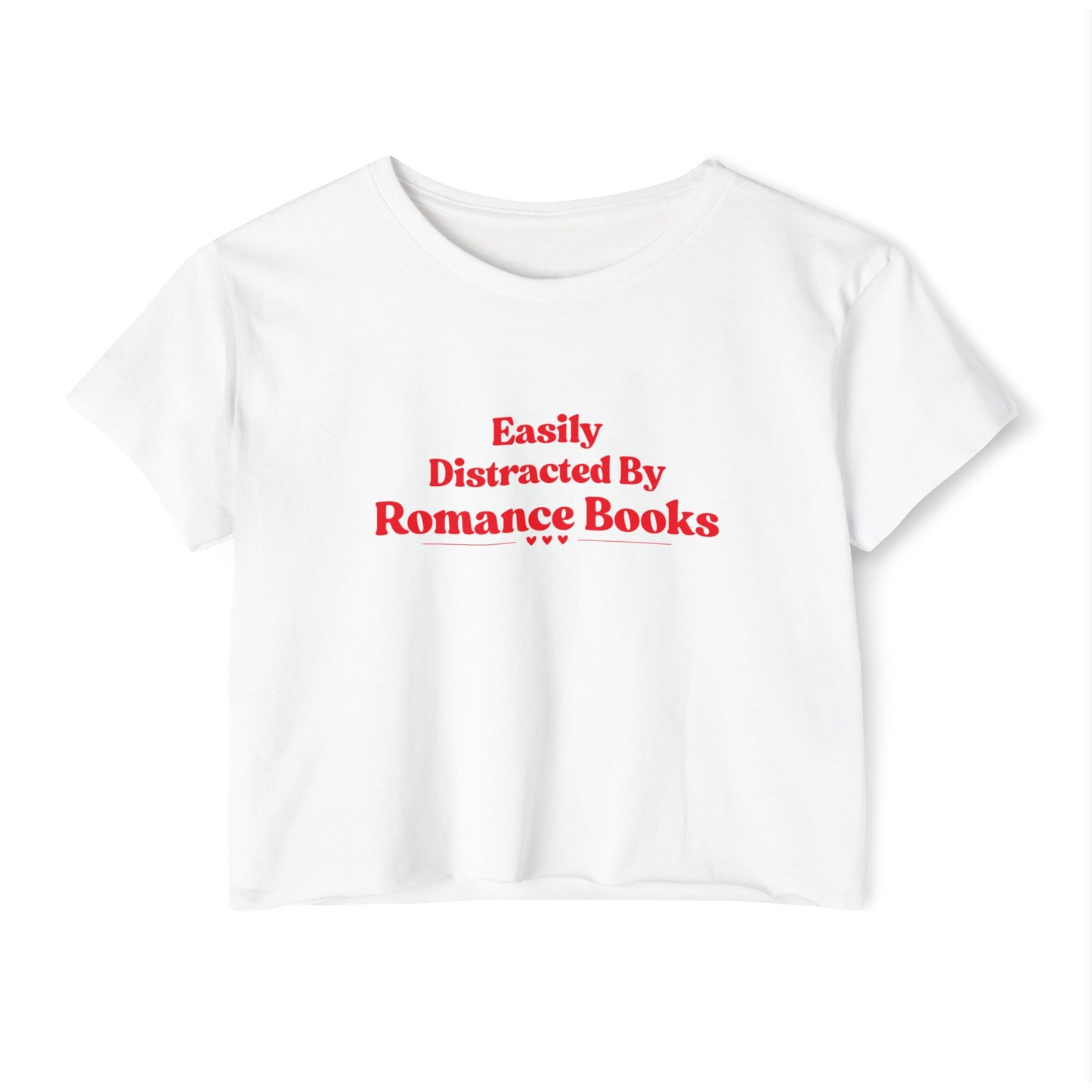Distracted by Romance Crop Top