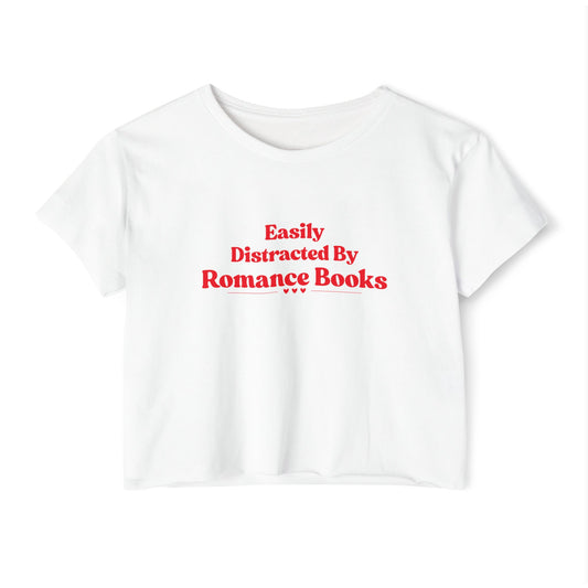 Distracted by Romance Crop Top