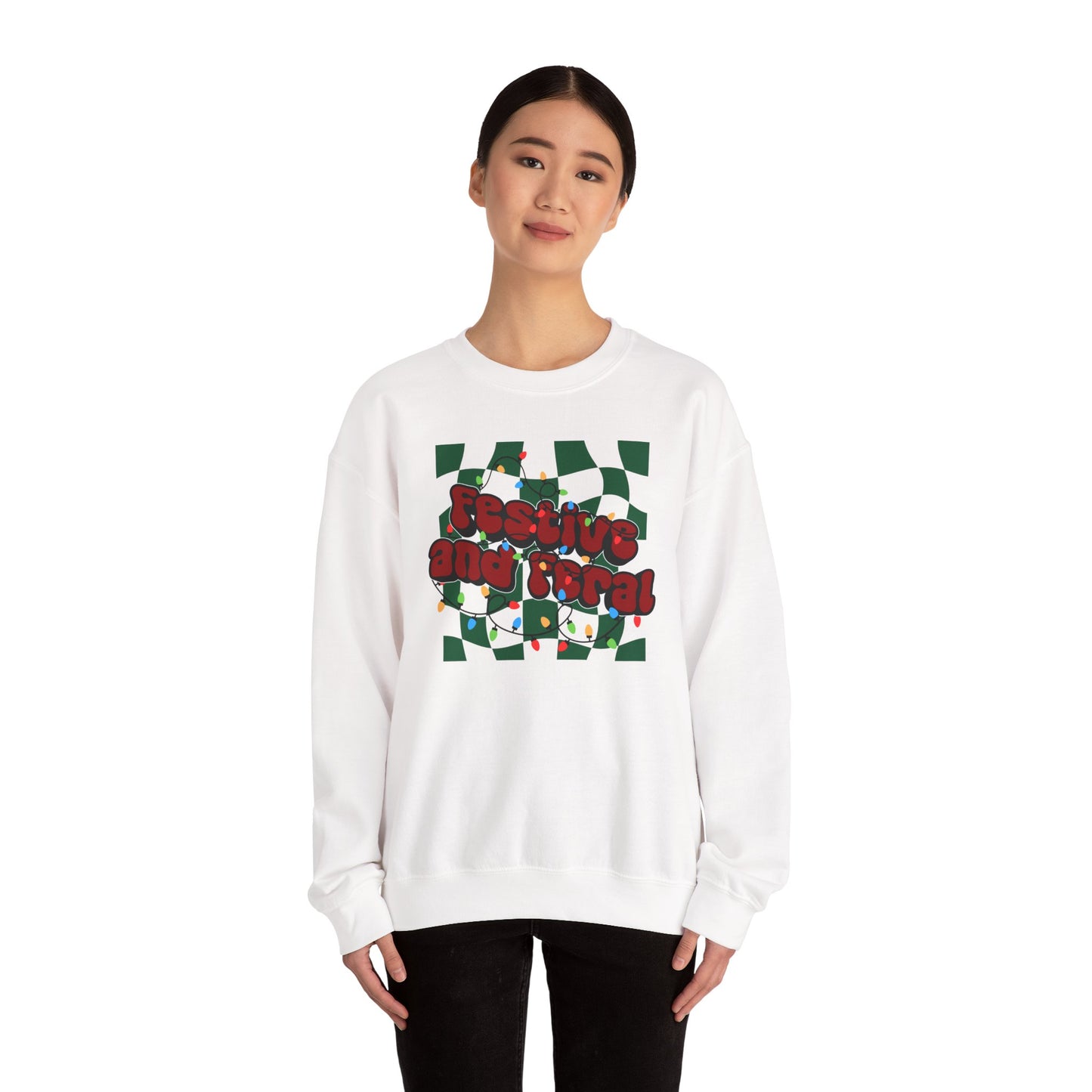Festive and Feral Crewneck