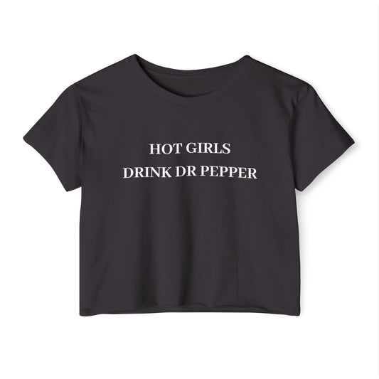 Hot Girls Drink Dr Pepper Crop