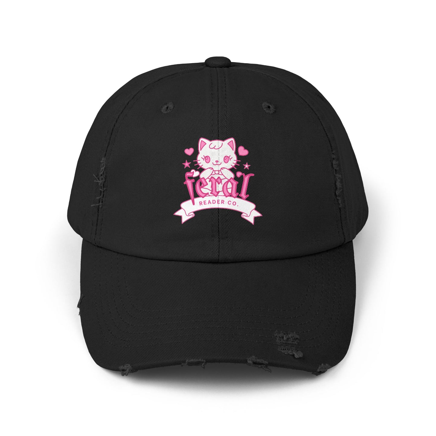 Feral Kitty Distressed Hat