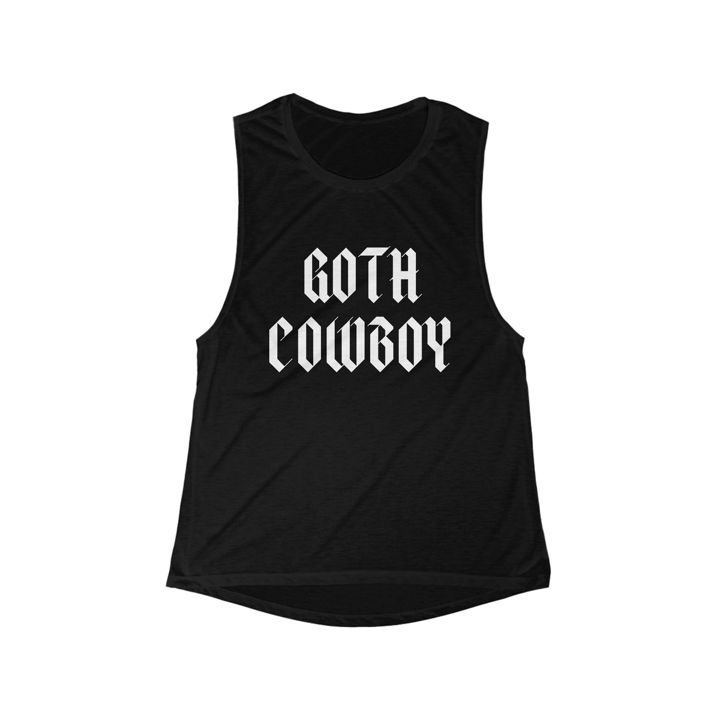 Goth Cowboy Muscle Tank