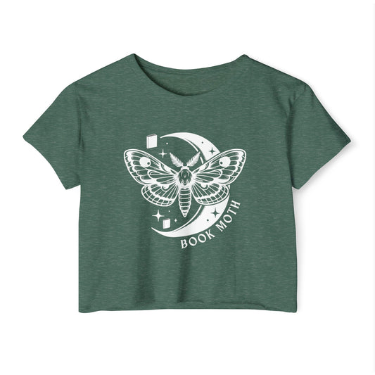 Book Moth Crop Top