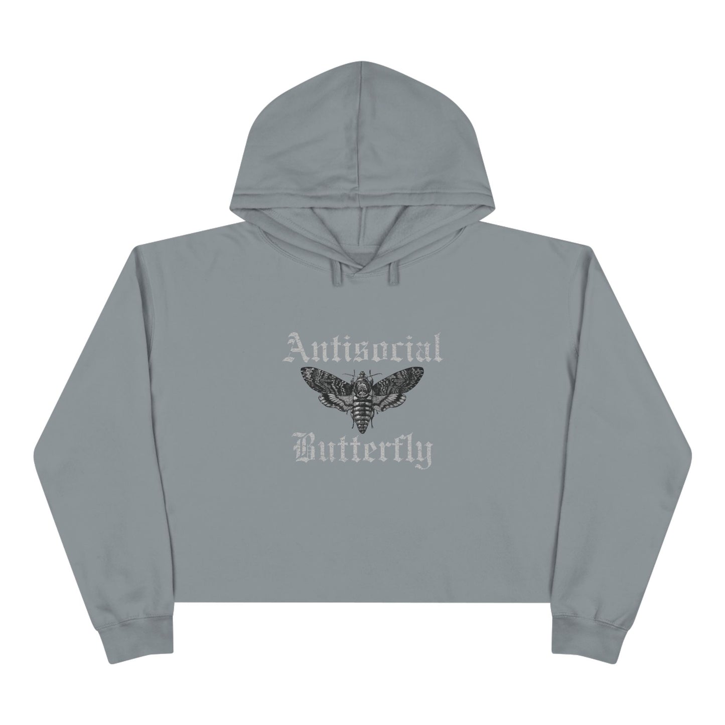 Antisocial Crop Hoodie