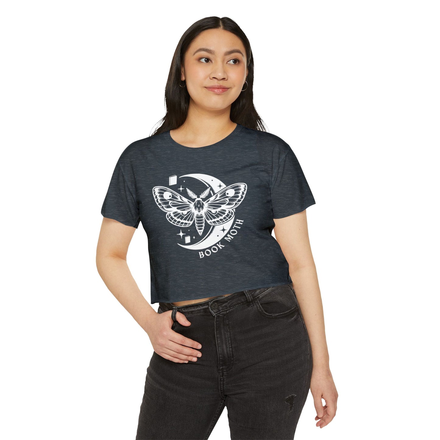 Book Moth Crop Top