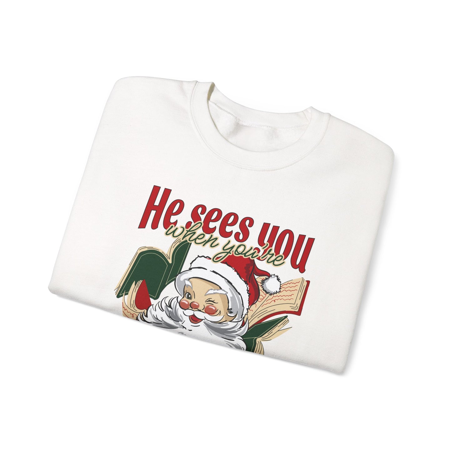 He Sees You Crewneck