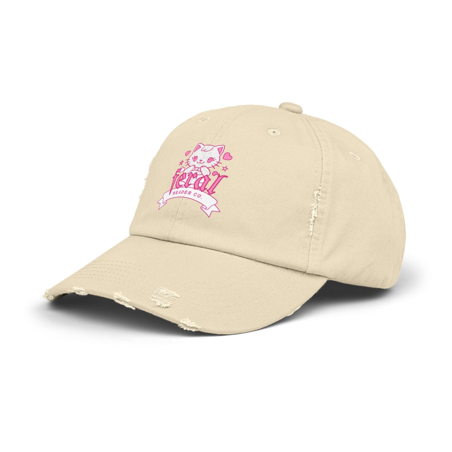 Feral Kitty Distressed Hat
