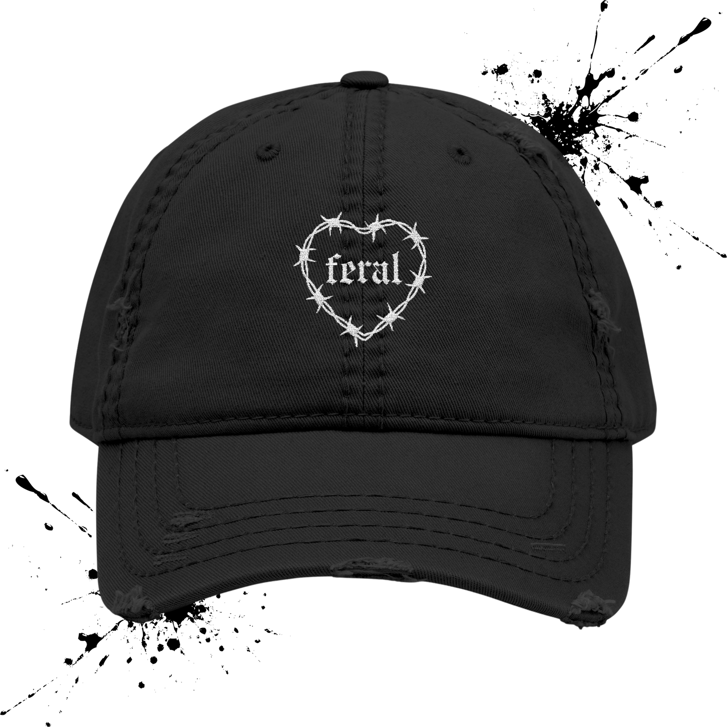 Feral Distressed Hat (Embroidered)