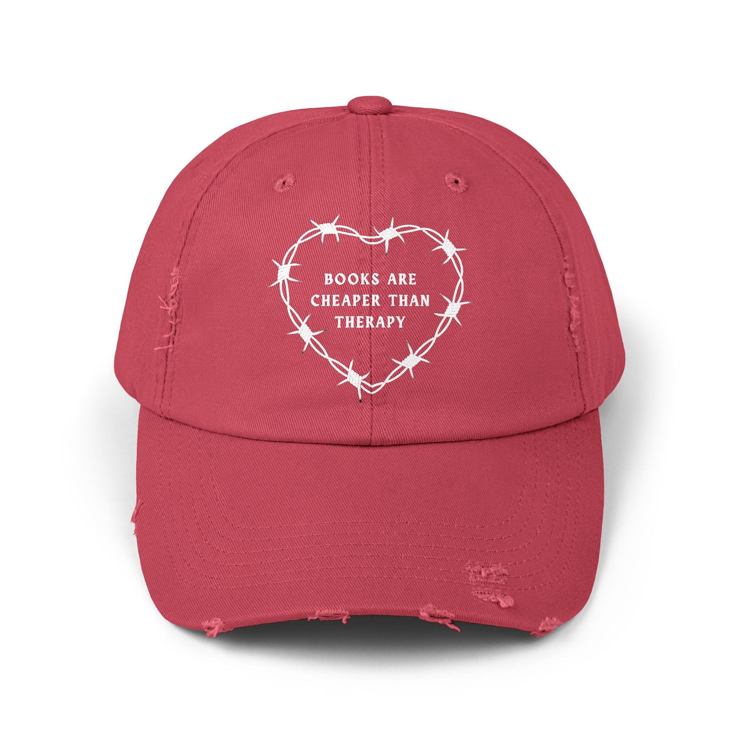 Cheaper than Therapy Distressed Hat