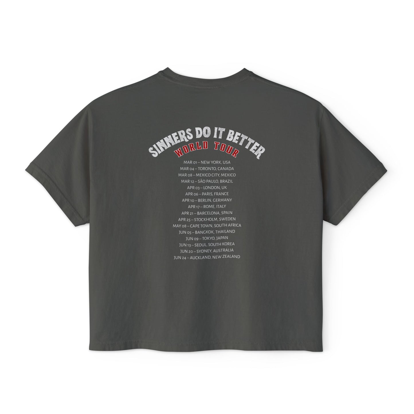 Sinners Do It Better Tour Boxy Tee