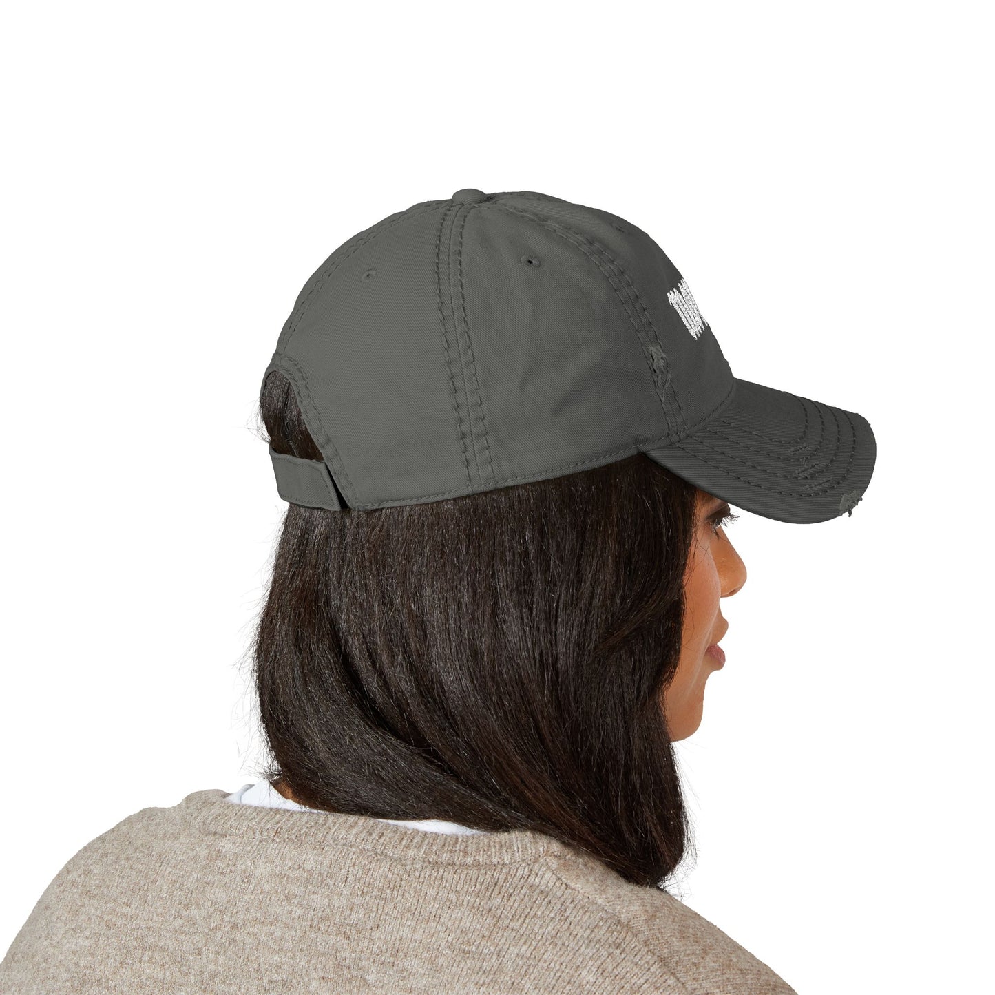 Mommy Distressed Hat (Embroidered)