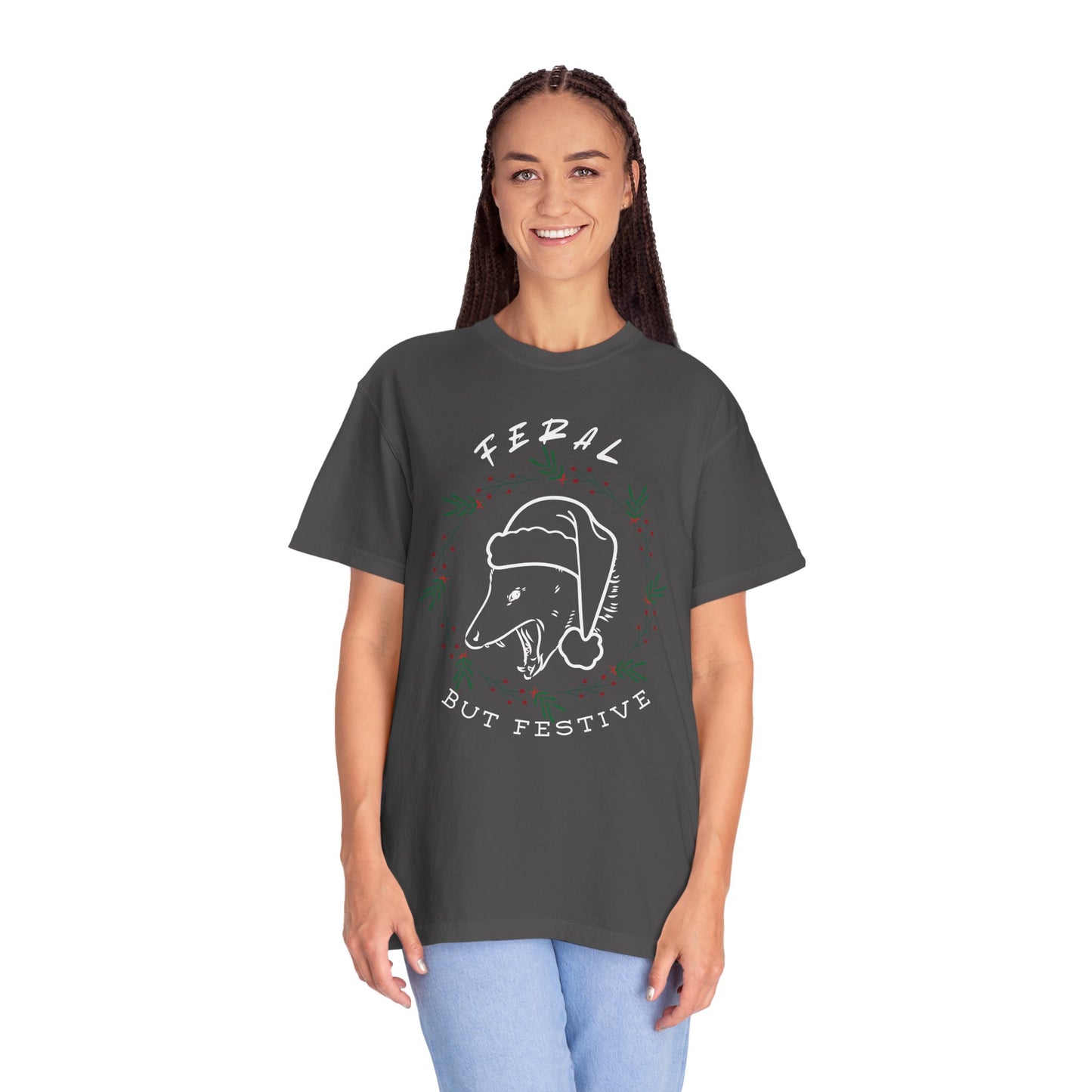Feral but Festive Comfort Colors Tee