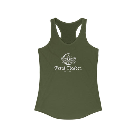 Feral Reader Racerback Tank