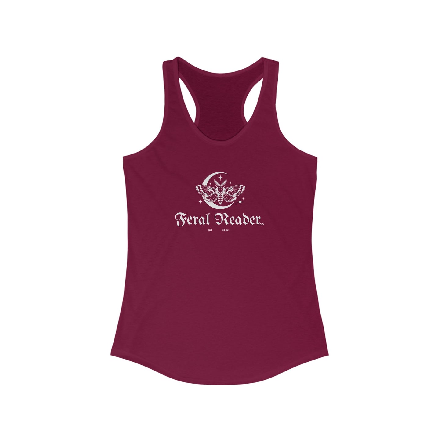 Feral Reader Racerback Tank