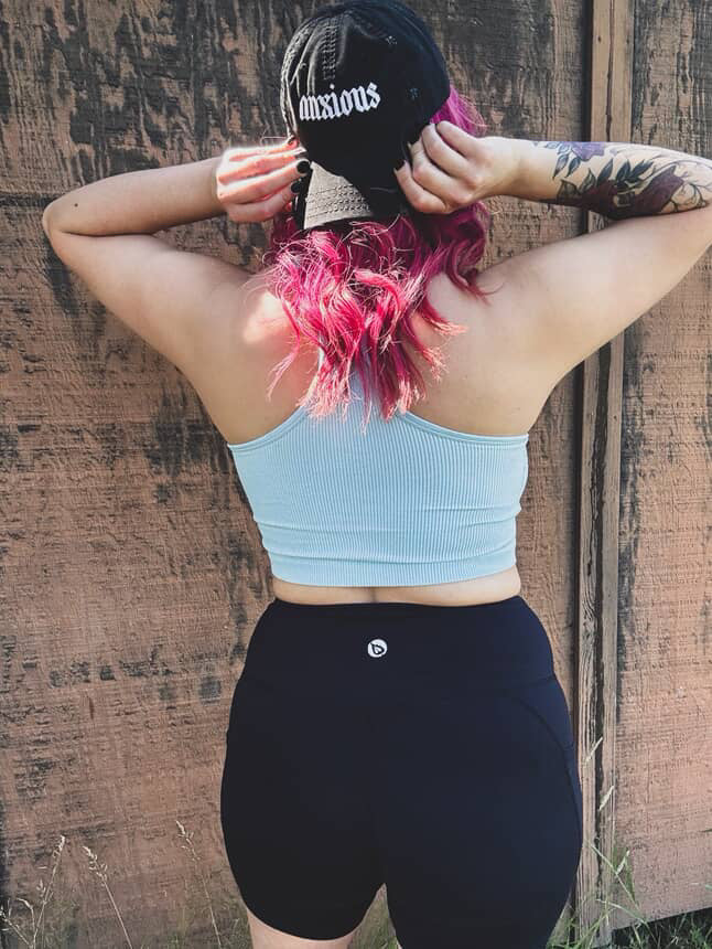 Anxious Distressed Hat (Embroidery)