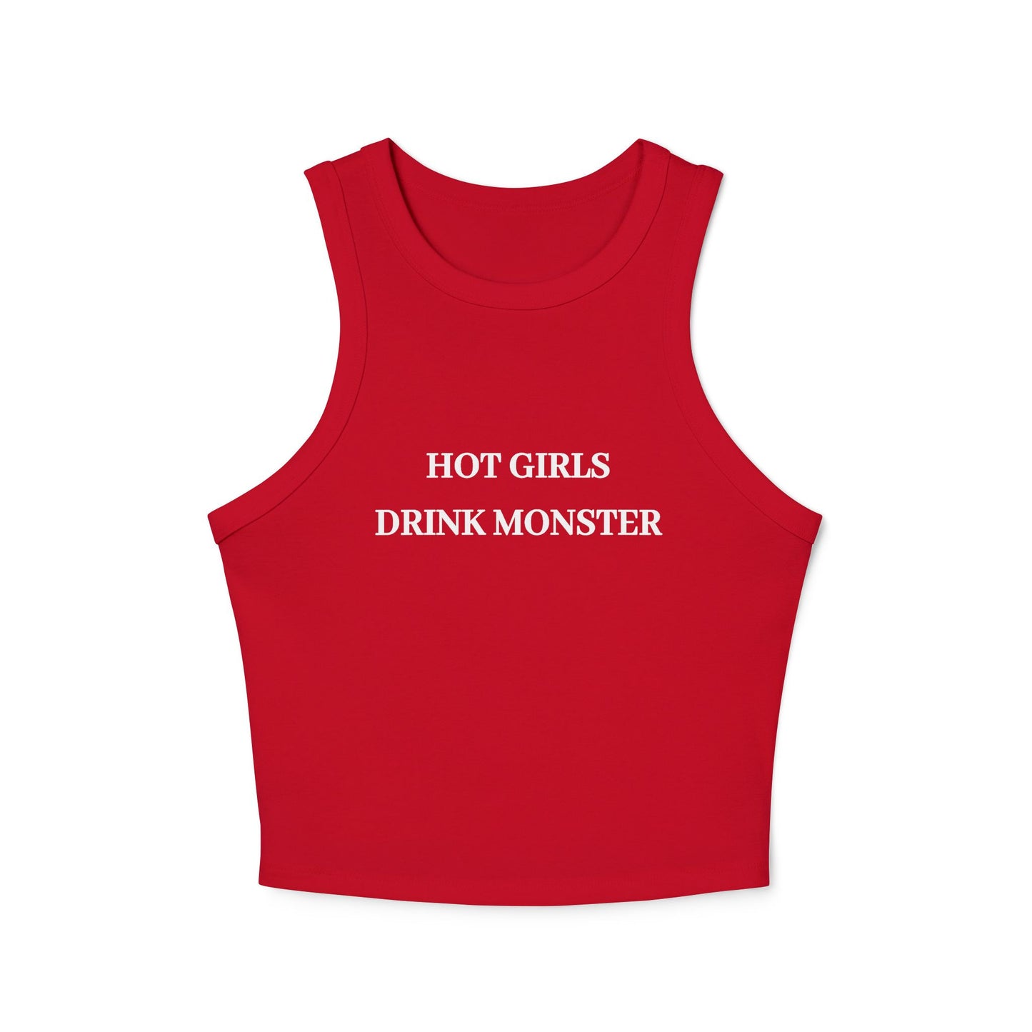 Hot Girls Drink Monster Micro Rib Racer