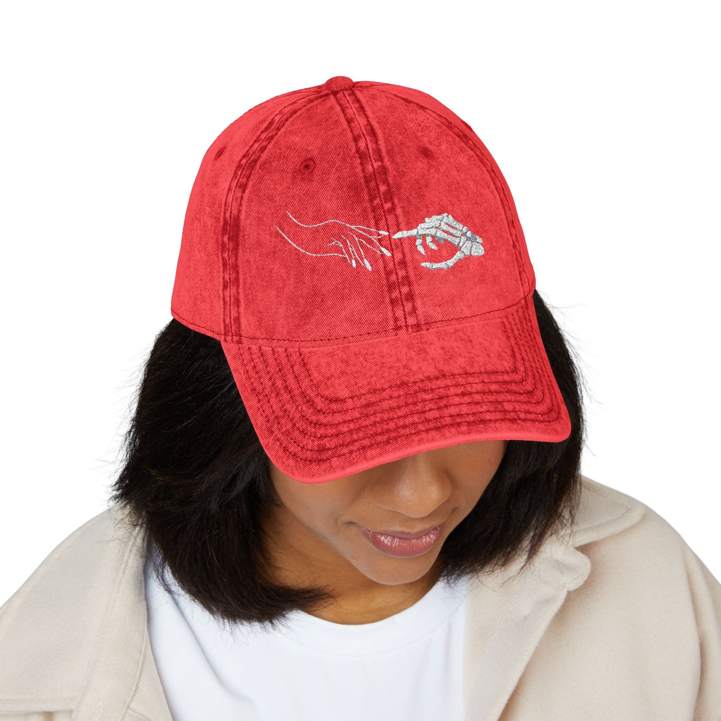 Divine Touch Vintage Hat (Embroidery)