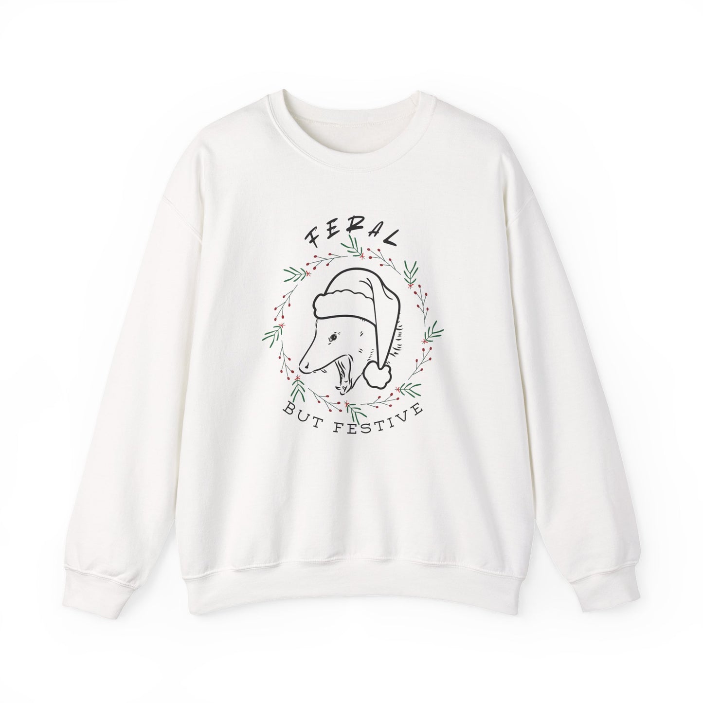Feral but Festive Crewneck