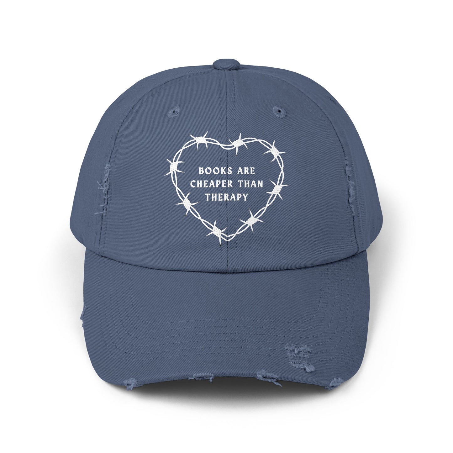 Cheaper than Therapy Distressed Hat