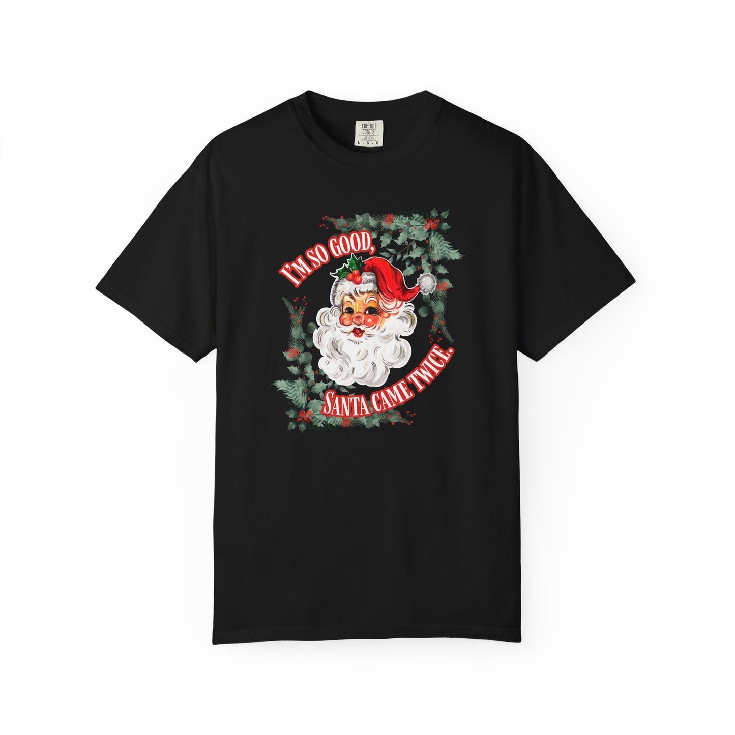 Santa's Coming Comfort Colors Tee