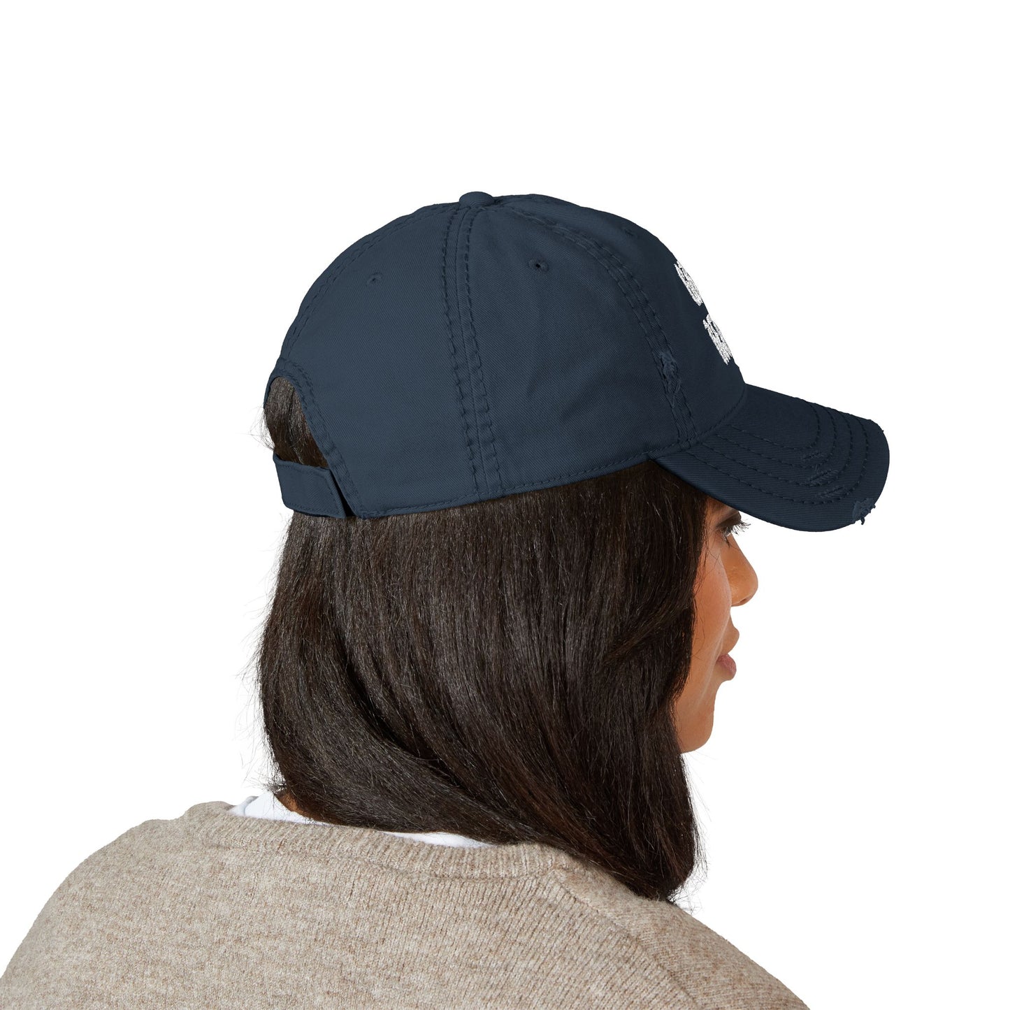 Grim Reader Distressed Hat (Embroidery)
