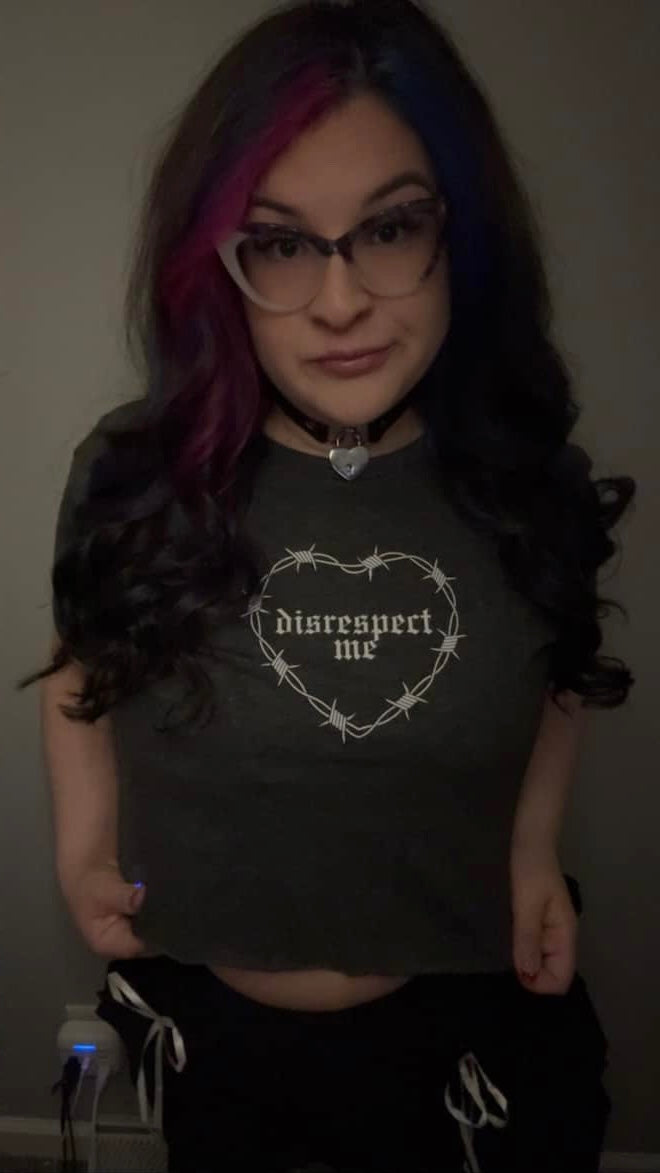 Disrespect Me Crop Top