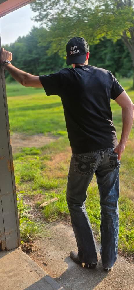 Goth Cowboy Hat (Embroidery)