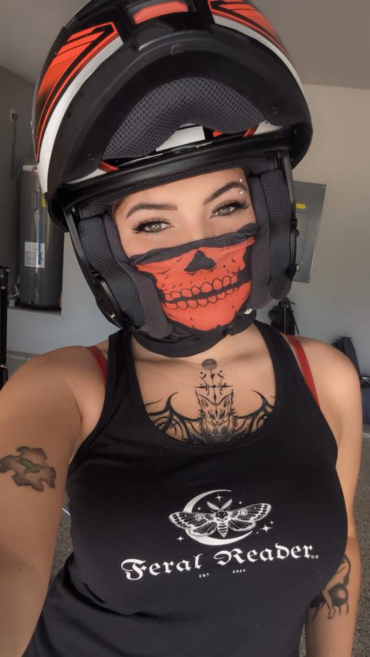 Feral Reader Racerback Tank