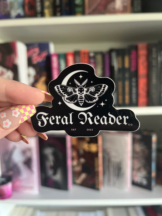 Feral Reader Sticker